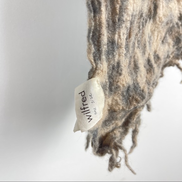 Wilfred WOOL Neck Scarf Animal Leopard Print - Picture 7 of 11